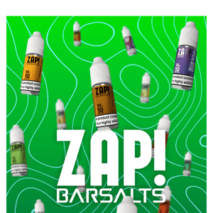 ZAP! BAR SALTS! - ORDER TODAY! 4 FOR £10