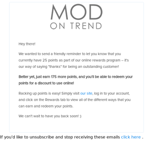 [MOD ON TREND] you're SO close to earning a reward!