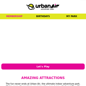 😲☀️ 40% Off Tickets?! Act Quick Before It's Gone! - Urban Air Adventure  Park