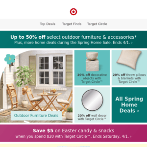 Hurry! The Spring Home Sale ends tomorrow.