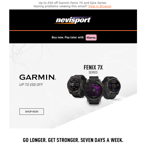 Up to £50 Off Garmin Watches