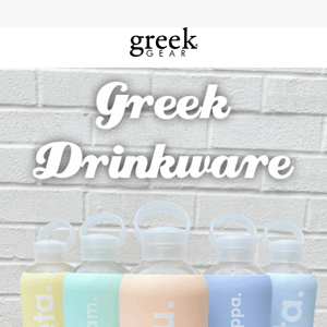 Spring Time Drinkware @ Greekgear 🌼