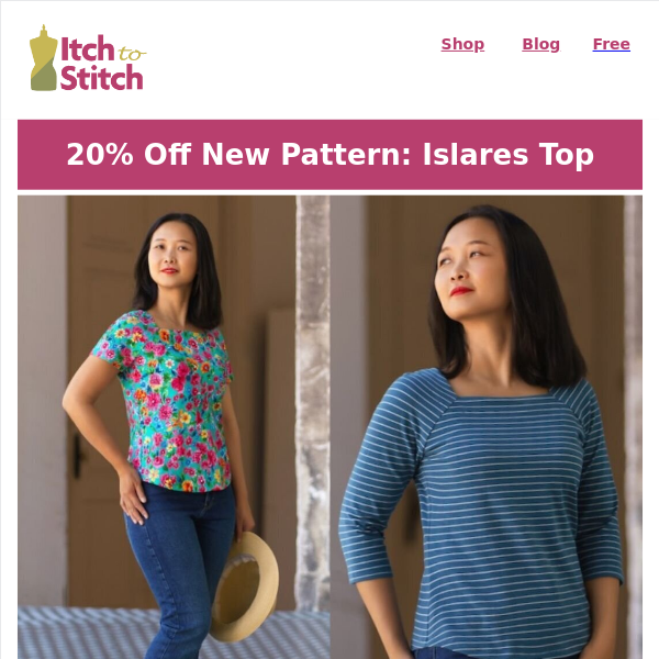 Introducing the Versatile Islares Top Sewing Pattern