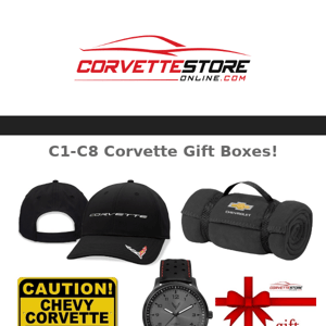 Corvette Gift Boxes, Die Casts & Polos