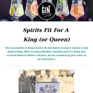 The Best Coronation Inspired Craft Spirits