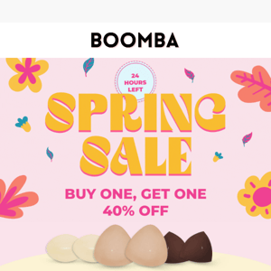 🚨 LAST CALL: BOGO 40% OFF ending!