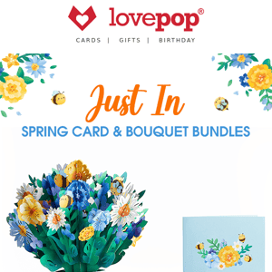 New card & bouquet bundles are here!