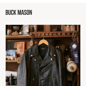 Discover Buck Mason's New Leather Jacket Arrivals 🧥