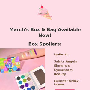 March Box&Bag Available Now! Spoilers Inside!