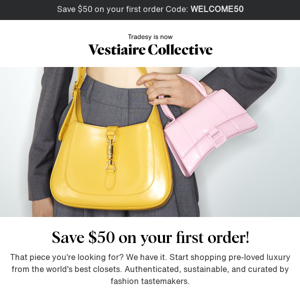 Vestiaire Collective: Sustainable and authenticated fashion
