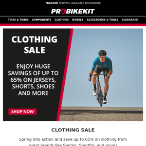 Huge Discounts on Clothing