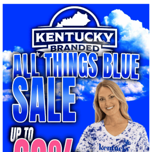 GAME DAY! Don't Miss Our ALL THINGS BLUE Sale!