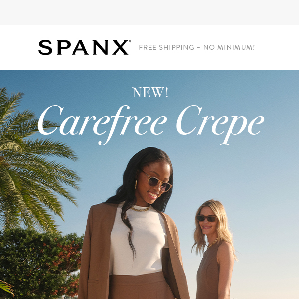 Carefree Crepe Peplum Tank – Spanx