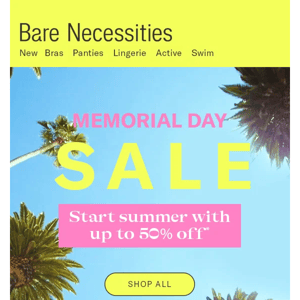 Memorial Day Sale - Free Panties + Save Up To 50%!