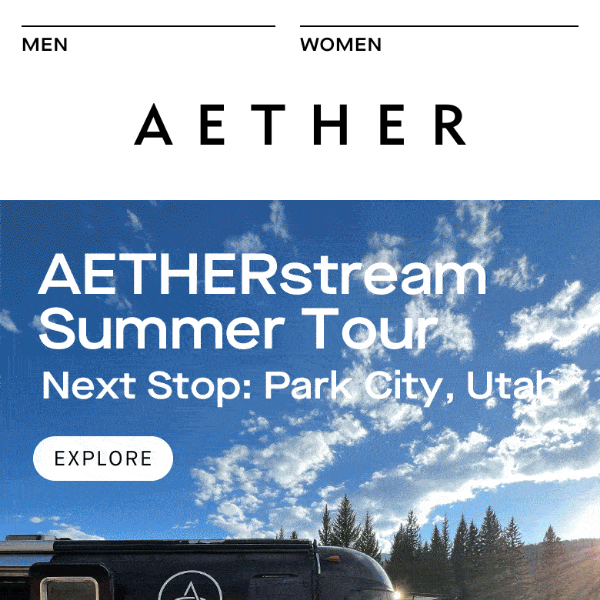 Our AETHERstream is headed to Utah!