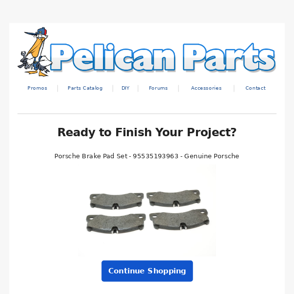 Ready to Finish Your Project? - Pelican Parts