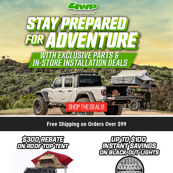 ⚡️Stay Prepared for Adventure: February Deals are Here! 