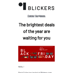 Here is your discount! - Blickers