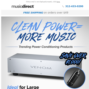 ♫ Clean Power = More Music