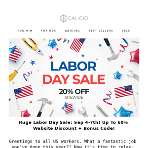 🔥Huge Labor Day Sale: Sep 4-7th! Up To 60% Cumulative Discount🔥