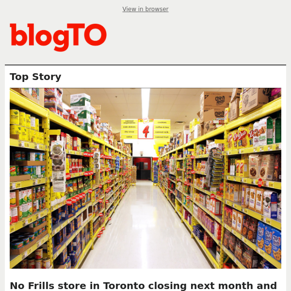 The latest from blogTO