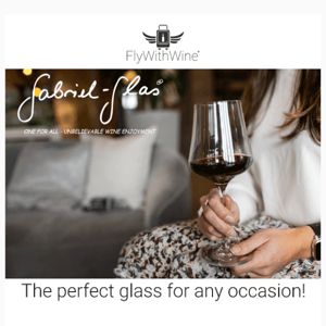 Treat yourself to the last wine glass you'll ever need!