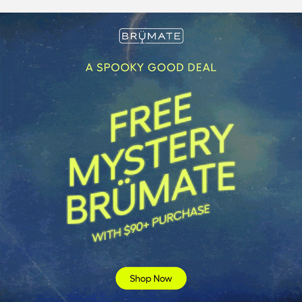 A Free Mystery Brü For You, Boo 👻