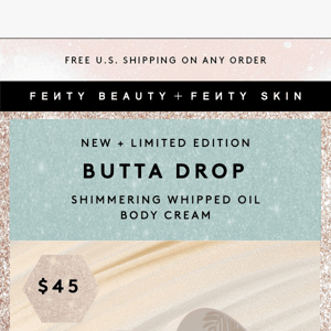 NEW Butta Drop ✨Shimmering ✨Body Cream