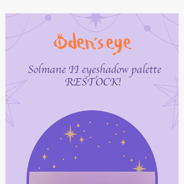 Solmane II eyeshadow palette,RESTOCK! 🥳🥳