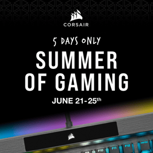 🔥 Summer of Gaming - Save 15% Off All Corsair Keyboards 