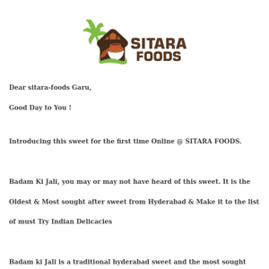 Sitara Foods, Have you heard of this  Product ?