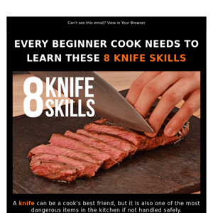 8 Essential Knife Skills Every Beginner Cook Needs to Know