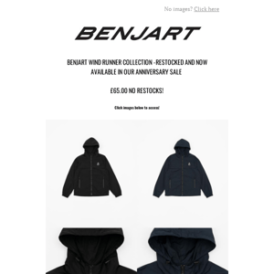 Benjart HRH Windrunner Jackets - Added to our Anniversary Sale