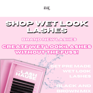 New arrival: Wet Look Lashes 😍