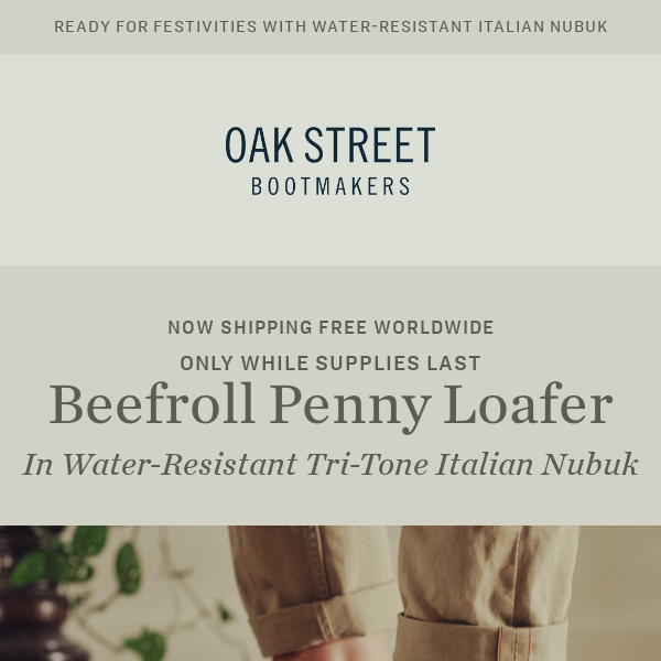 New Today: The Most Festive Beefroll Penny Loafer