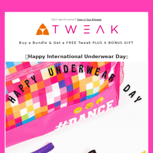 🎠 International Underwear Day celebrates 🩲