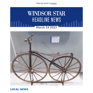 Bicycle exhibit rolls into Chimczuk Museum