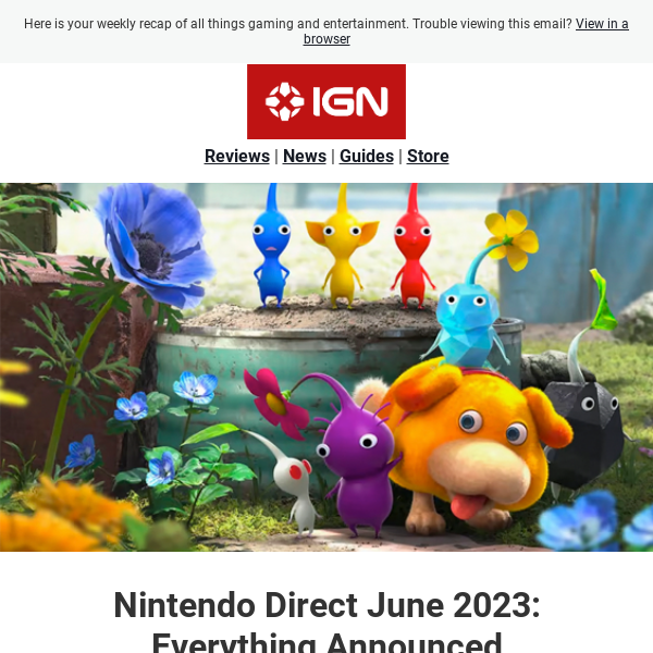 Everything shown at the June 2023 Nintendo Direct