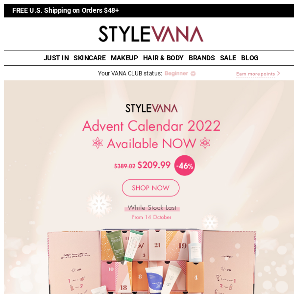 Make it YOURS: Advent Calendar 2022!! - Stylevana