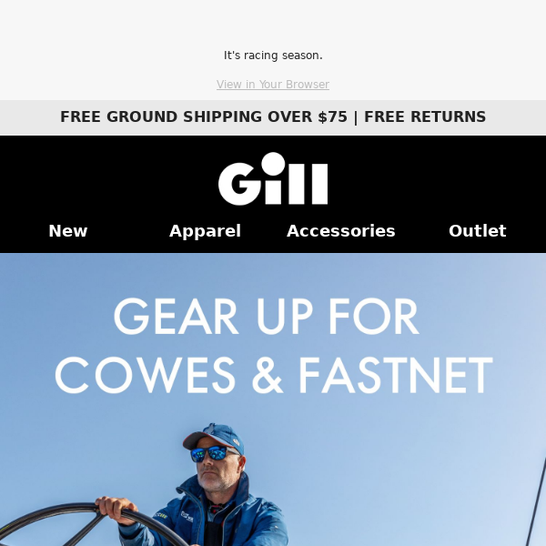 Gear up for Cowes Week & Fastnet ⛵