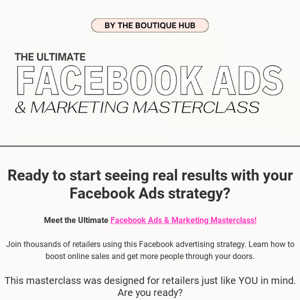 Our Secrets to Master Facebook Ads 💥