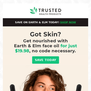 For you! Earth & Elm oil sale
