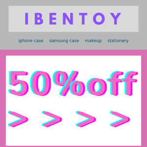 Let's See What 50% OFF Items Are Available 🎁