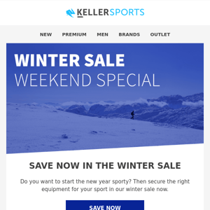 WINTER SALE: SAVE UP TO 50%