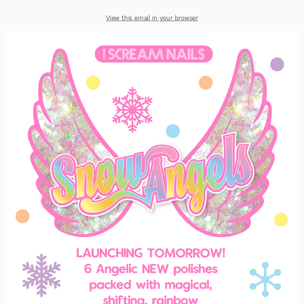 ❄Snow Angels Collection launches tomorrow❄