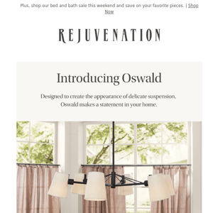 Introducing Oswald: Our newest chandelier