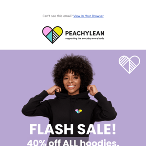⚡ Flash sale ⚡ ﻿﻿40% off hoodies today ONLY