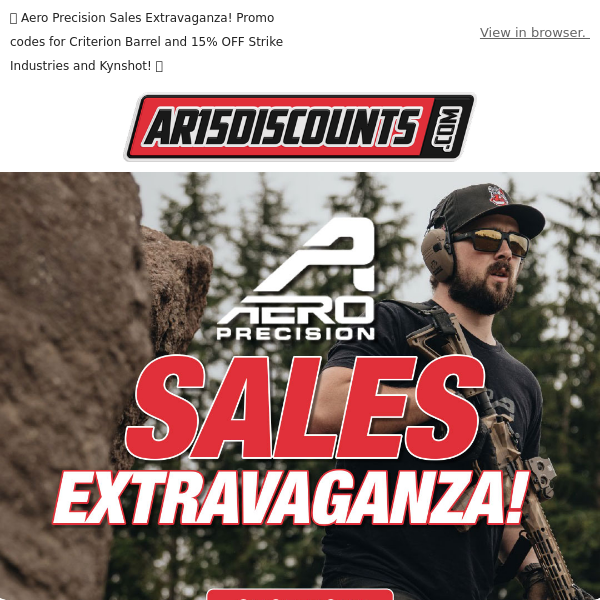  🏹 Aero Precision Sales Extravaganza! Promo codes for Criterion Barrel and 15% OFF Strike Industries and Kynshot! 🎯