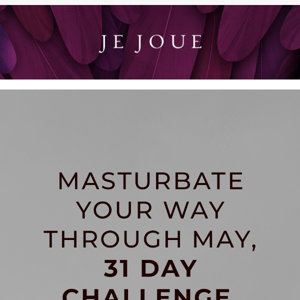 Up to 40% off for Masturbation May