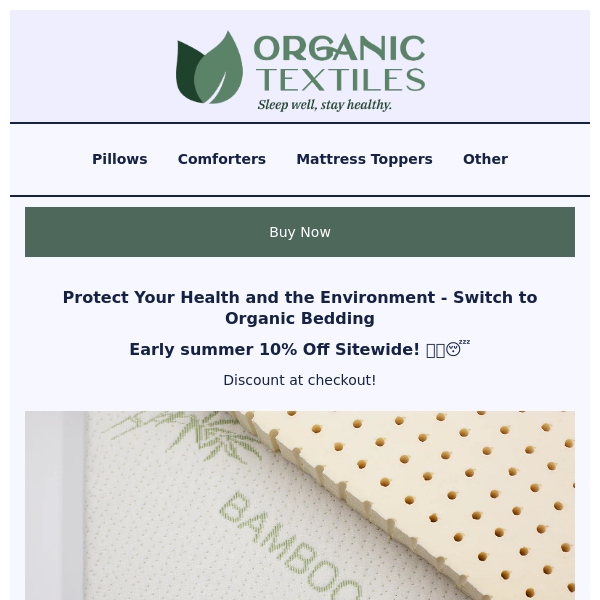 Create a Healthy & Eco-Friendly Home Today - 10% OFF Sitewide